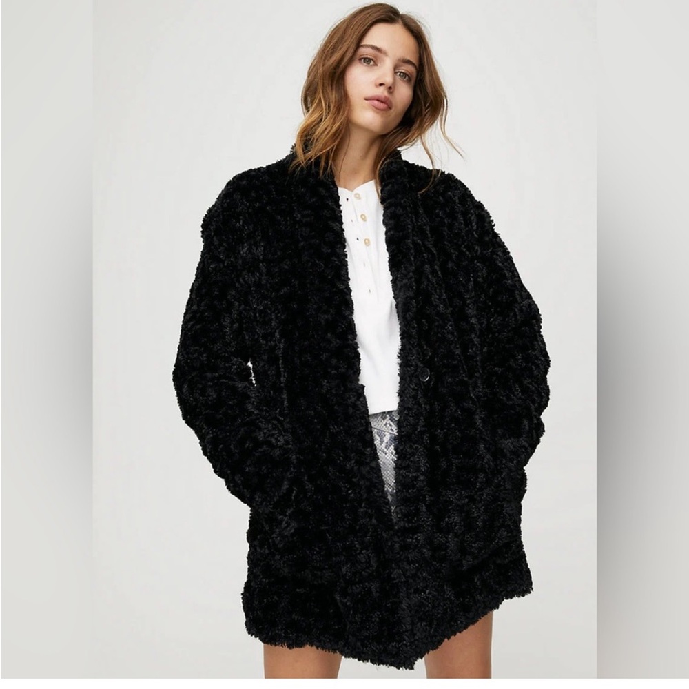 Wilfred Free Plush Jacket from Aritizia